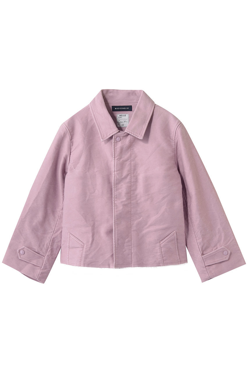 MADISONBLUE REMAKE SHOP COAT MOLESKIN ショップコート (ピンク, 01) マディソンブルー ELLE SHOP