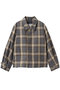 【予約販売】REMAKE SHOP COAT CHECK チェックショップコート マディソンブルー/MADISONBLUE チェックグレー