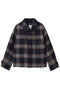 【予約販売】REMAKE SHOP COAT CHECK チェックショップコート マディソンブルー/MADISONBLUE チェックブラウン
