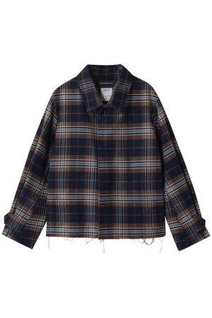 マディソンブルー/MADISONBLUEの【予約販売】REMAKE SHOP COAT CHECK チェックショップコート(110900/110902)