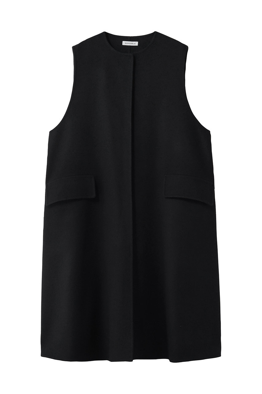 MADISONBLUE RV SLEEVELESS COAT スリーブレスコート (ネイビー, 01) マディソンブルー ELLE SHOP