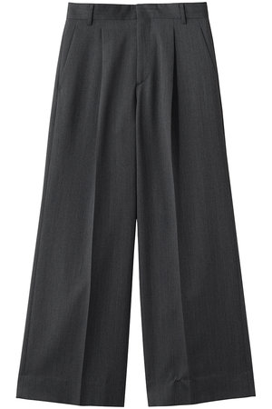 マディソンブルー/MADISONBLUEの【予約販売】WIDE TUCK PT HERRINGBONE ワイドタックパンツ(110600/110601)