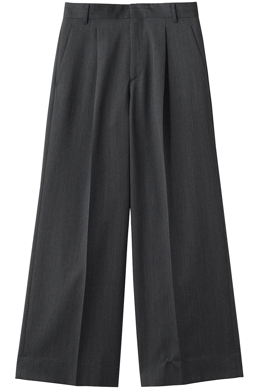 マディソンブルー/MADISONBLUEの【予約販売】WIDE TUCK PT HERRINGBONE ワイドタックパンツ(グレー/MB264-3004)