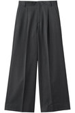 WIDE TUCK PT HERRINGBONE ワイドタックパンツ マディソンブルー/MADISONBLUE