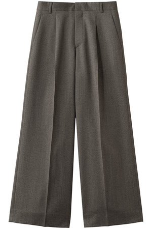 マディソンブルー/MADISONBLUEの【予約販売】WIDE TUCK PT HERRINGBONE ワイドタックパンツ(110600/110601)