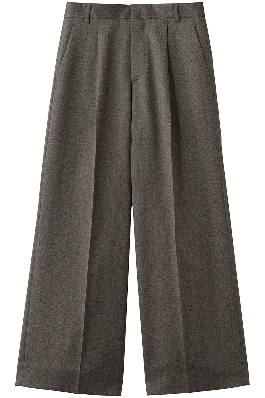 マディソンブルー/MADISONBLUEの【予約販売】WIDE TUCK PT HERRINGBONE ワイドタックパンツ(ブラウン/MB264-3004)