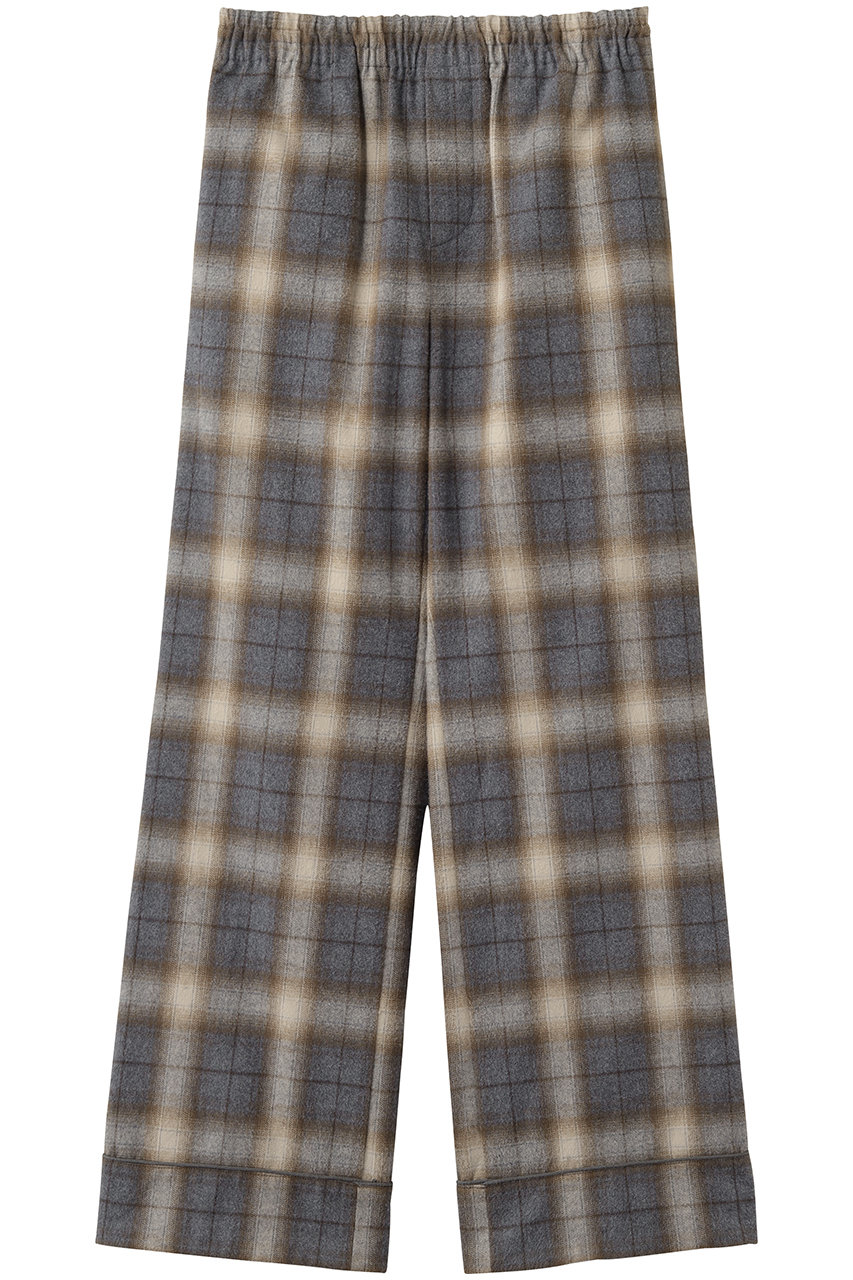 マディソンブルー/MADISONBLUEの【予約販売】PAJAMA PANTS CHECK チェックパジャマパンツ(チェックグレー/MB264-3011)