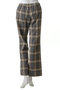 【予約販売】PAJAMA PANTS CHECK チェックパジャマパンツ マディソンブルー/MADISONBLUE