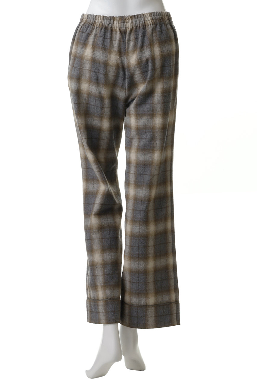 YSTRDY'S TMRRW  チェック パジャマパンツ MADISONBLUE(マディソンブルー)｜【予約販売】PAJAMA PANTS CHECK