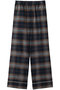【予約販売】PAJAMA PANTS CHECK チェックパジャマパンツ マディソンブルー/MADISONBLUE チェックブラウン