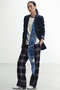 【予約販売】PAJAMA PANTS CHECK チェックパジャマパンツ マディソンブルー/MADISONBLUE