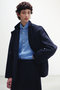 【予約販売】J.BRADLEY NARROW ROUND COLLAR SH ナローラウンドカラーシャツ マディソンブルー/MADISONBLUE