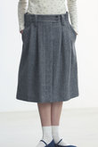 DRESS FLARE SK HERRINGBONE ドレスフレアスカート