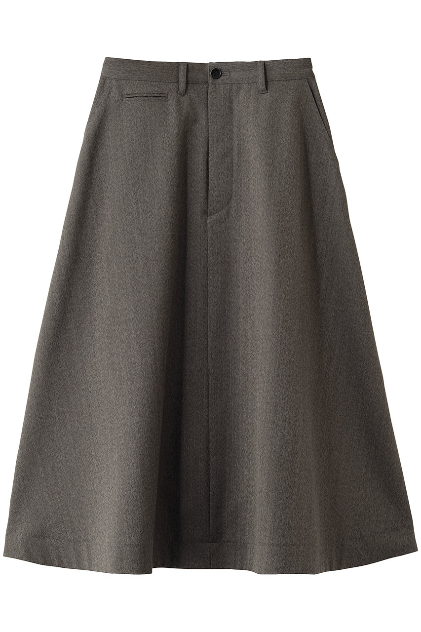 マディソンブルー/MADISONBLUEの【予約販売】DRESS FLARE SK HERRINGBONE ドレスフレアスカート(ブラウン/MB264-6002)