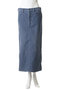 【予約販売】4P I-LINE SKIRT CORDS Iラインスカート マディソンブルー/MADISONBLUE
