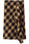 【予約販売】CASCADE SKIRT CHECK カスケードスカート マディソンブルー/MADISONBLUE チェックイエロー