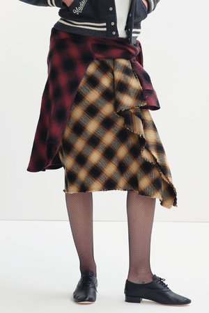 マディソンブルー/MADISONBLUEの【予約販売】CASCADE SKIRT CHECK カスケードスカート(110700/110702)