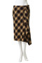 【予約販売】CASCADE SKIRT CHECK カスケードスカート マディソンブルー/MADISONBLUE