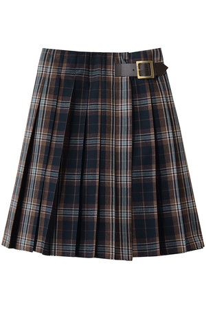 マディソンブルー/MADISONBLUEの【予約販売】PLEATED WRAP SKIRT CHECK プリーツラップスカート(110700/110702)