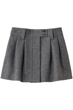 マディソンブルー/MADISONBLUEの【予約販売】SLACKS REMAKE MINI SK HERRINGBONE スラックスミニスカート(110700/110701)