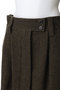 【予約販売】SLACKS REMAKE MINI SK HERRINGBONE スラックスミニスカート マディソンブルー/MADISONBLUE