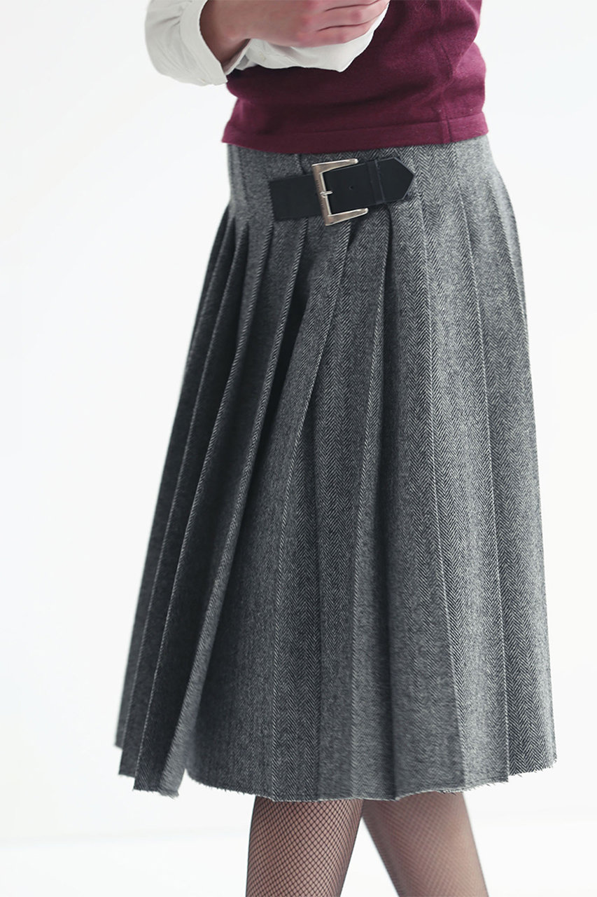 MADISONBLUE(マディソンブルー)｜【予約販売】PLEATED WRAP SK