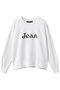 【予約販売】JEAN CREW NECK SWEAT クルーネックスウェット マディソンブルー/MADISONBLUE ホワイト