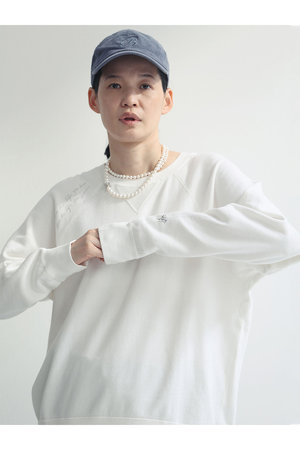 マディソンブルー/MADISONBLUEの【予約販売】GRAFFITI CREW NECK SWEAT クルーネックスウェット(110100/110105)
