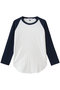 【予約販売】RAGLAN SLEEVE TEE ラグランTシャツ マディソンブルー/MADISONBLUE ネイビー