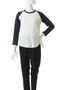 【予約販売】RAGLAN SLEEVE TEE ラグランTシャツ マディソンブルー/MADISONBLUE