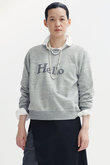 HELLO SWEAT L/S URAKE ロングスリーブスウェット