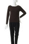 【予約販売】BOAT NECK KNIT COTTON ボートネックニット マディソンブルー/MADISONBLUE