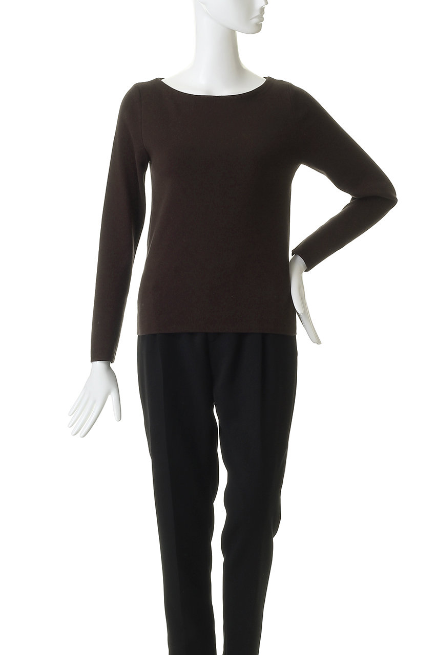 MADISONBLUE(マディソンブルー)｜【予約販売】BOAT NECK KNIT COTTON 