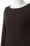 【予約販売】BOAT NECK KNIT COTTON ボートネックニット マディソンブルー/MADISONBLUE