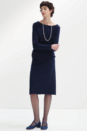 マディソンブルー/MADISONBLUEの【予約販売】BOAT NECK KNIT COTTON ボートネックニット(110300/110301)