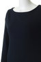 【予約販売】BOAT NECK KNIT COTTON ボートネックニット マディソンブルー/MADISONBLUE
