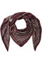 【予約販売】GRAPHIC PAISLEY SCARF LARGE オリジナルプリントスカーフ マディソンブルー/MADISONBLUE ボルドー