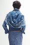 【予約販売】GRAPHIC PAISLEY SCARF LARGE オリジナルプリントスカーフ マディソンブルー/MADISONBLUE