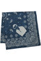 【予約販売】GRAPHIC PAISLEY SCARF LARGE オリジナルプリントスカーフ マディソンブルー/MADISONBLUE