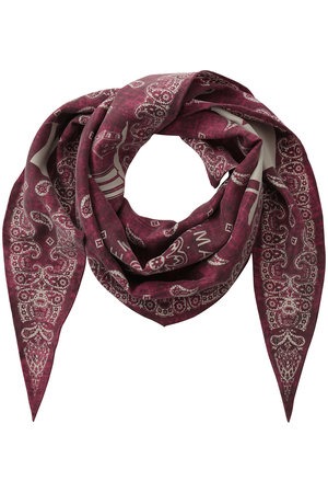 マディソンブルー/MADISONBLUEの【予約販売】GRAPHIC PAISLEY DIAMOND SCARF オリジナルプリントスカーフ(140100/140103)