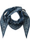 【予約販売】GRAPHIC PAISLEY DIAMOND SCARF オリジナルプリントスカーフ マディソンブルー/MADISONBLUE ブルー