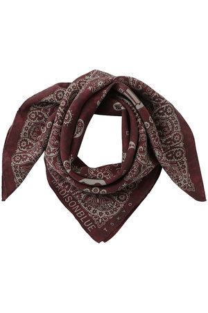 マディソンブルー/MADISONBLUEのGRAPHIC PAISLEY SCARF MEDIUM ペイズリースカーフ(140100/140103)