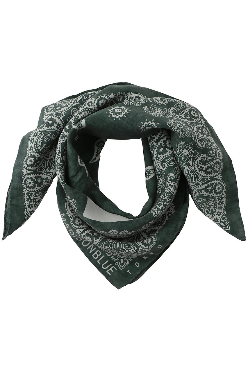 MADISONBLUE GRAPHIC PAISLEY SCARF MEDIUM ペイズリースカーフ (グリーン, 00) マディソンブルー ELLE SHOP