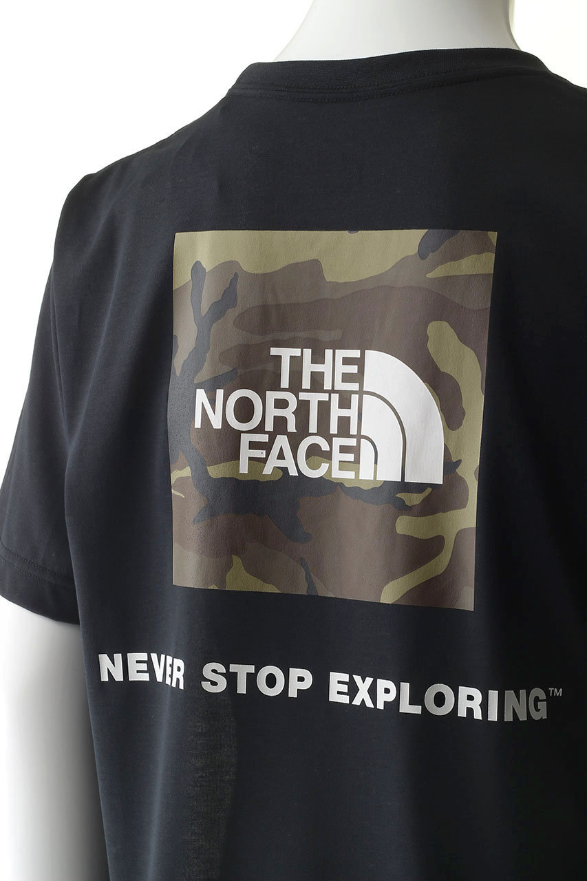 The North Face ザ ノース フェイス Men ショートスリーブロゴカモティー ブラック の通販 Elleshop エル ショップ