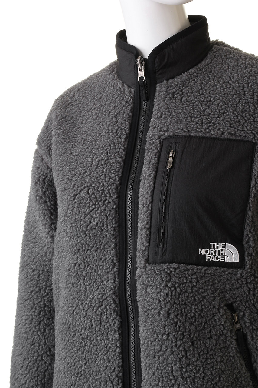 THE NORTH FACE(ザ・ノース・フェイス)｜【UNISEX】リバーシブルエクストリームパイルジャケット/ミックスチャコールグレー×ブラック  の通販｜ELLESHOP・(エル・ショップ)