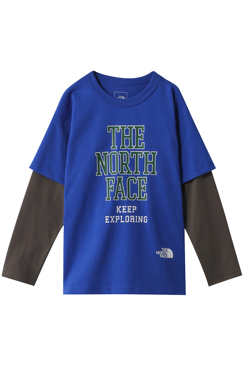 ＜ELLE SHOP＞ THE NORTH FACE 【KIDS】LTS ピカTシャツ (TNFブルー 150) ザ・ノース・フェイス ELLE SHOP