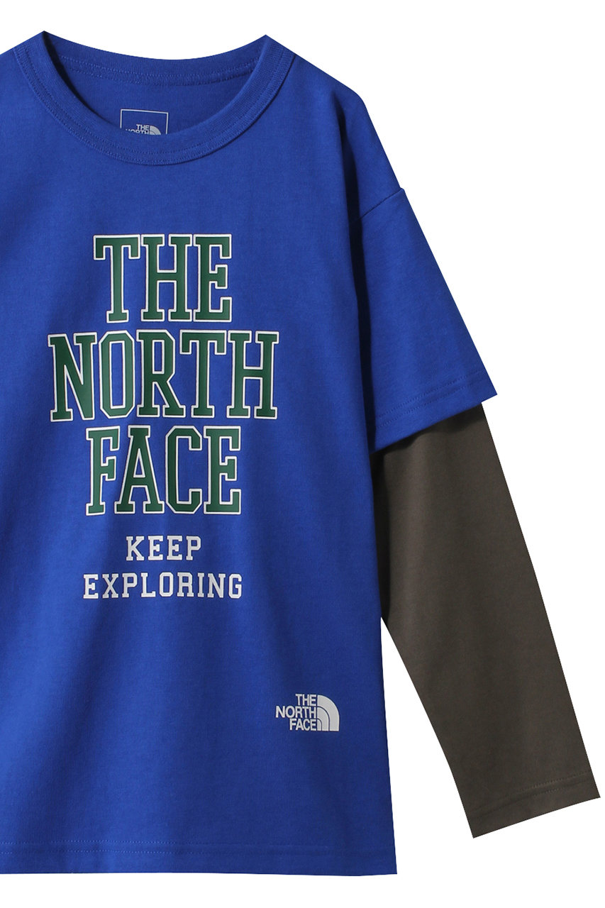 THE NORTH FACE(ザ・ノース・フェイス)｜【KIDS】LTS ピカTシャツ/TNFブルー の通販｜ELLESHOP・(エル・ショップ)