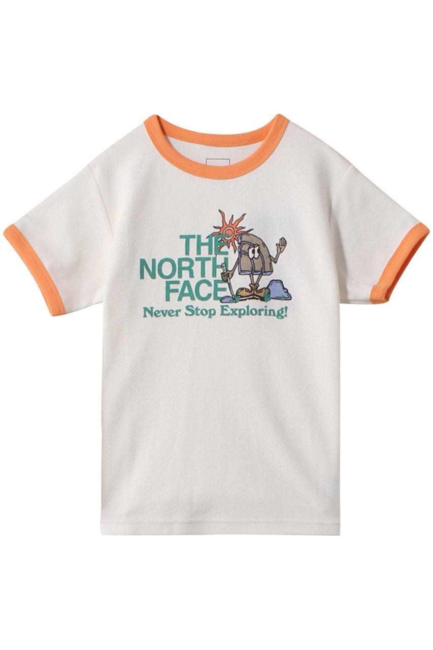 ザ・ノース・フェイス/THE NORTH FACEの【KIDS】ショートスリーブラッチパイルリンガーティー(オフホワイト/NTJ32438)