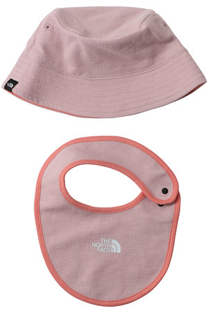 ザ・ノース・フェイス/THE NORTH FACEの【BABY】ベビー ハット＆ビブセット メタルピンク BM(頭囲45‐47cm)(200400/200401)