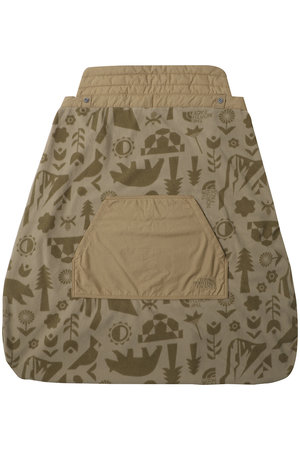 ザ・ノース・フェイス/THE NORTH FACEの【BABY】ベビーフリースライニングブランケット ブラック×サミットゴールド F(200100/200199)